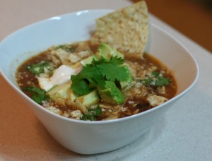 Cilantro, Avocado, Sour Cream Garnish
