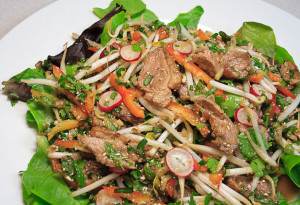 Wok-Seared Duck Salad - dinner (1 of 1)