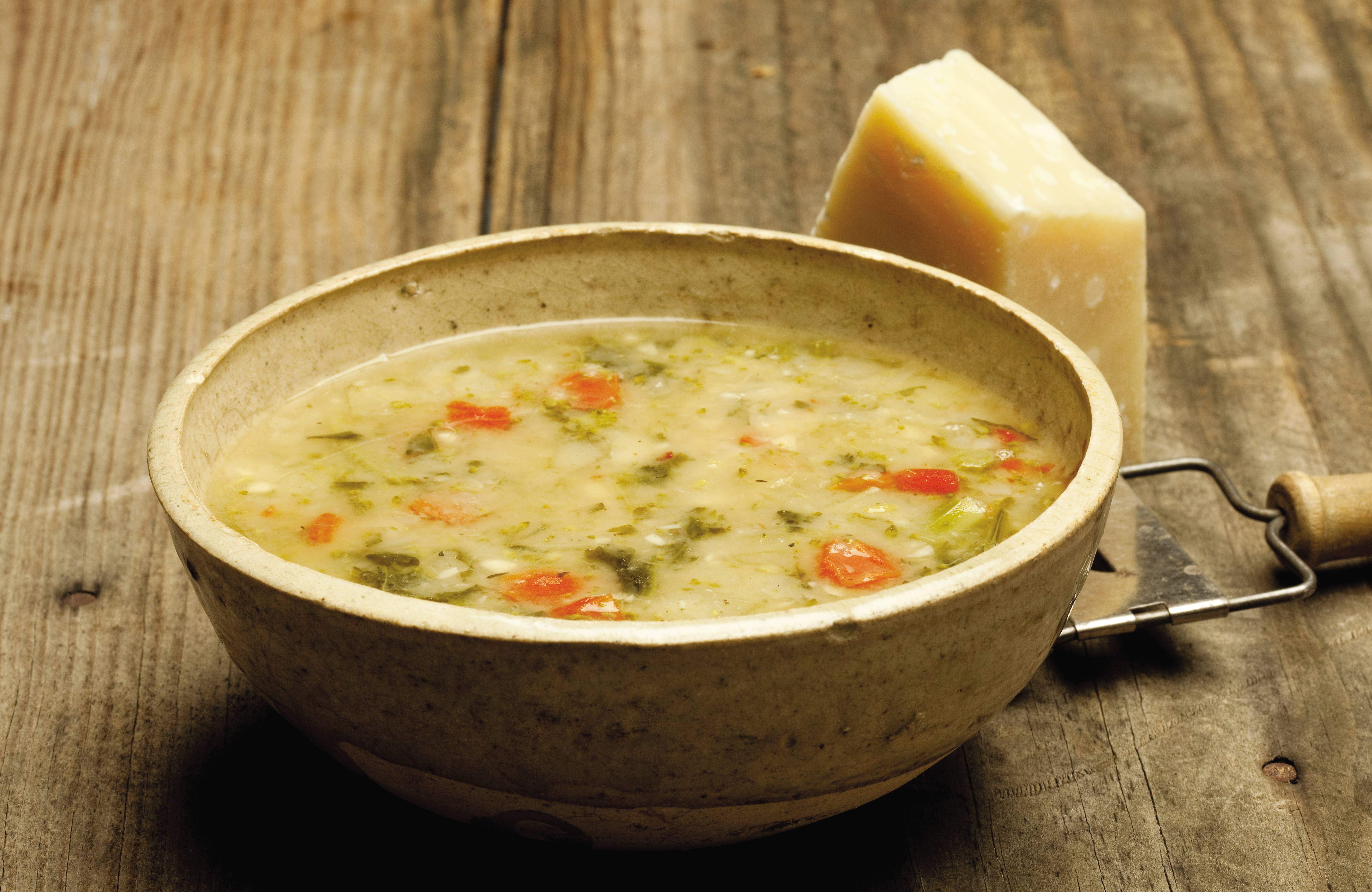 Tuscan White Bean Soup with Broccoli Rabe