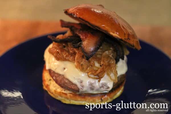 Super Bowl - Bacon, Tri-tip Burger from Sports Glutton