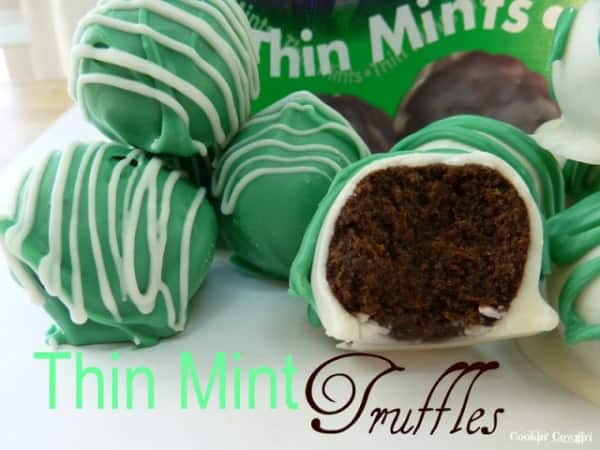 Thin Mint Truffles by Cookin' Cowgirl