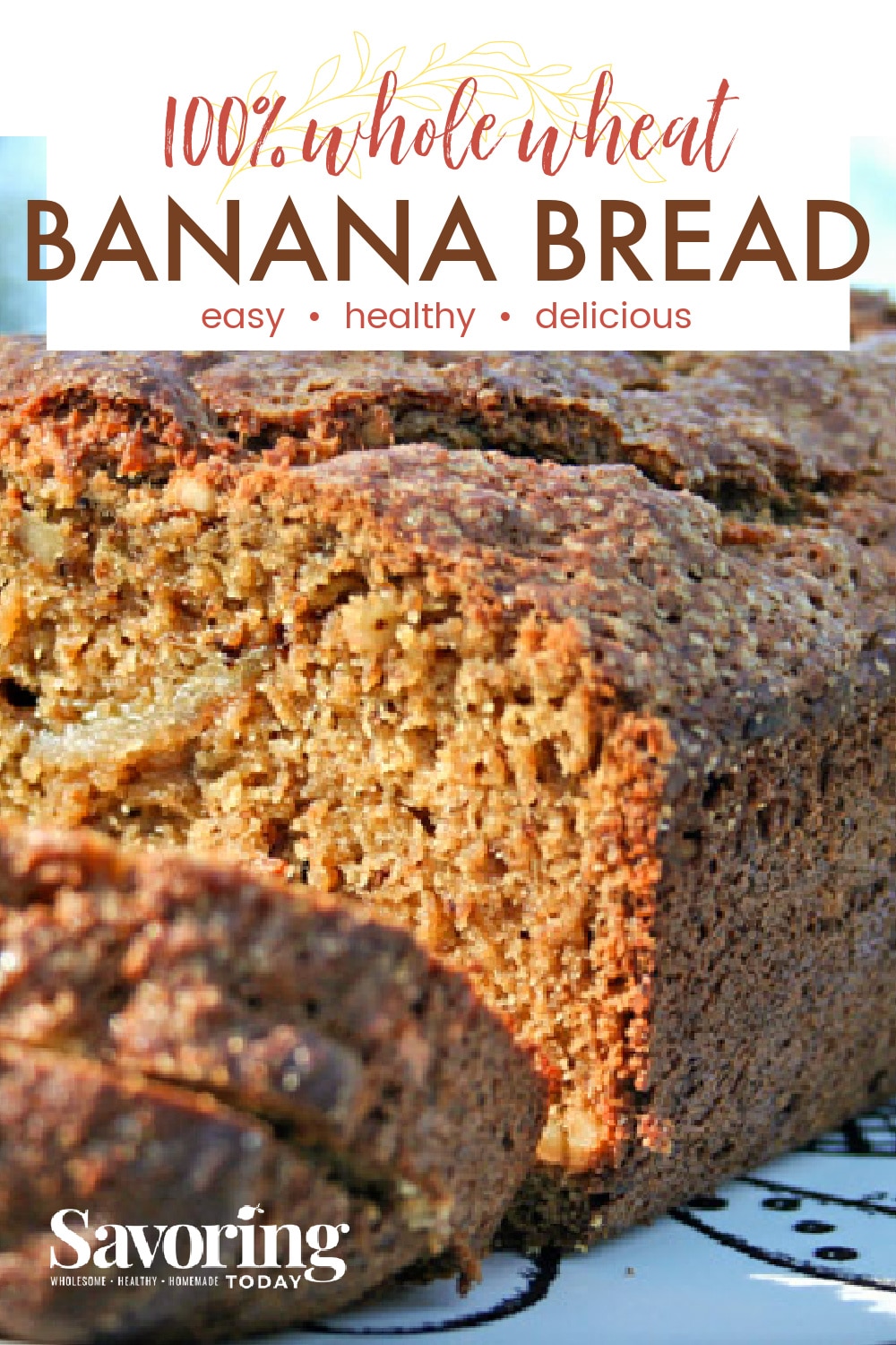 Whole Wheat Banana Nut Bread Supreme: More Banana Flavor!