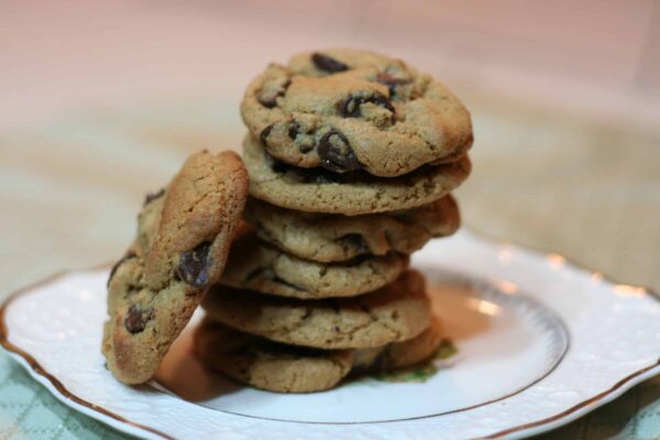 Healthier whole wheat chocolate chip cookies recipe with King Arthur flour