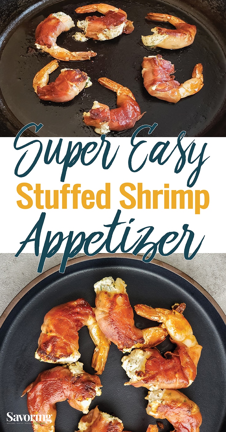 Quick and Easy ProsciuttoWrapped Shrimp & Goat Cheese Appetizer