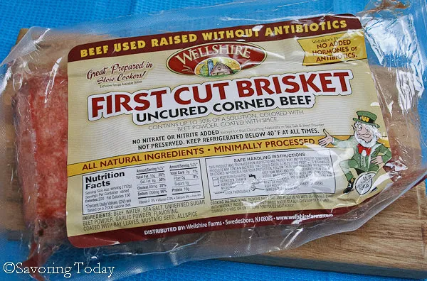 Wellshire Uncured Corned Beef for Reuben Sandwiches