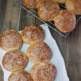 How to make delicious, healthy sprouted wheat buns.