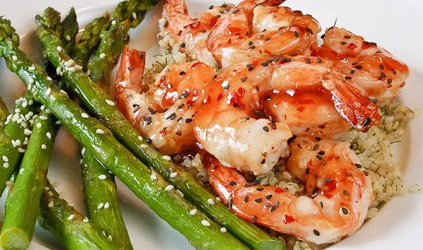 Grilled Thai Chili Sesame Shrimp with Asparagus is a quick weeknight meal everyone will love. Delicious, and done in under 30 minutes from scratch! 14 Go-To Grilling Recipes 