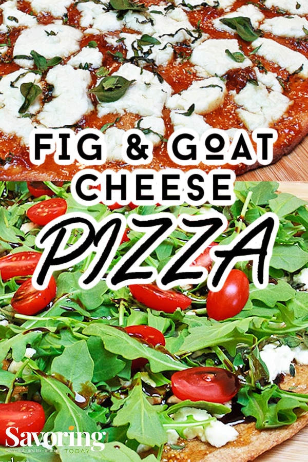 Fig, Goat Cheese & Arugula Pizza