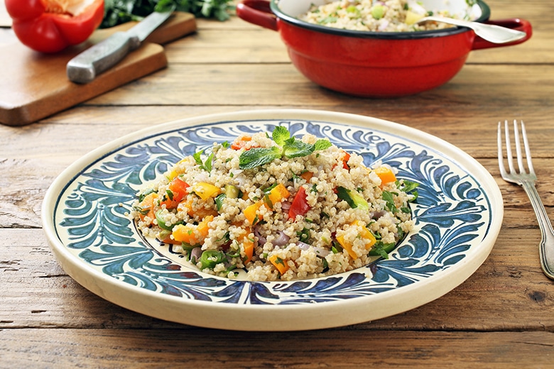 quinoa pilaf with vegetbles