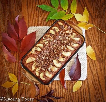 Sprouted Whole Wheat Apple Walnut Bread make no-guilt baking possible.