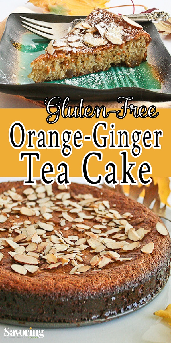 Orange Ginger Tea Cake: Healthy Grain-Free Dessert