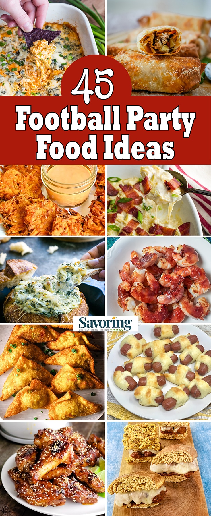 Football Party Food Roundup: 45 Unique Recipe Ideas for the Big Game