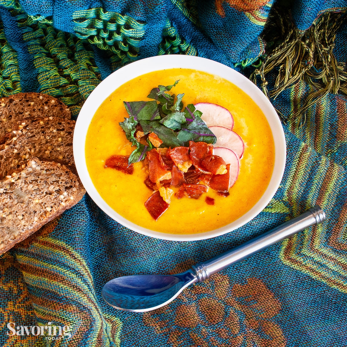 Curry Spiced Butternut Squash Soup