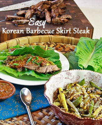 Korean Barbecue Skirt Steak recipe is an easy way to wow your family.