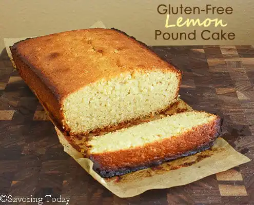 Gluten-Free Lemon Pound Cake - Loaf (1 of 1) copy