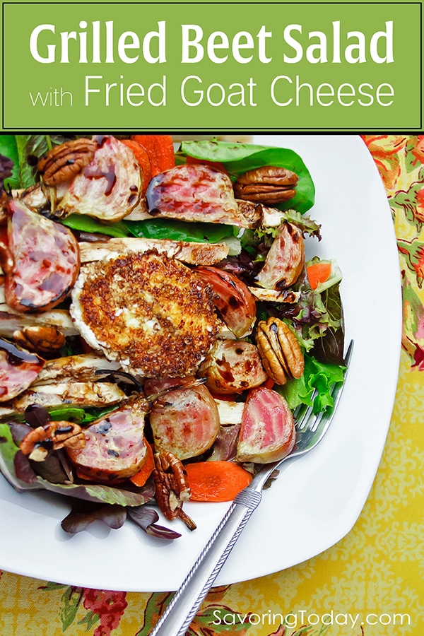 Fried Goat Cheese & Grilled Beet Salad