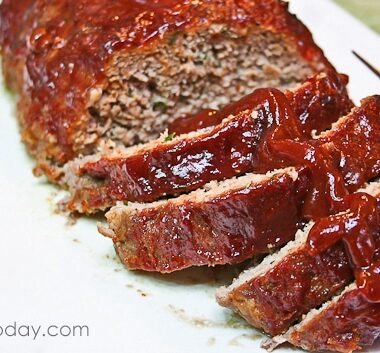 Tackle the challenge of strong onion and over the top add-ins with this Meatloaf and Sweetly-Spiced Glaze recipe.