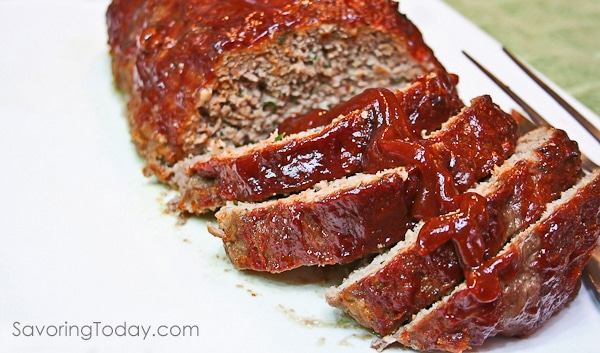 Tackle the challenge of strong onion and over the top add-ins with this Meatloaf and Sweetly-Spiced Glaze recipe.