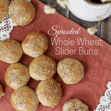 Healthy bread making with sprouted wheat