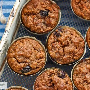 Grain-free and gluten-free breakfast muffins made with wholesome ingredients for a healthy breakfast.