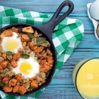 A hearty low-carb skillet breakfast that is easy to prepare.