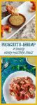 shrimp and prosciutto appetizer pinterest collage