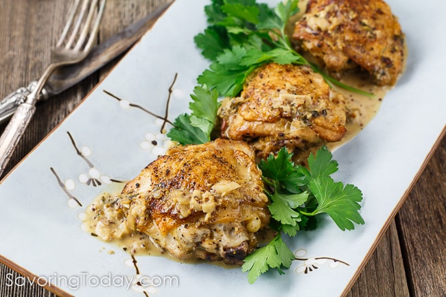 Braised Chicken Thighs in Stone Ground Mustard Cream Sauce: 5 Tips for Fail-Proof Sauce