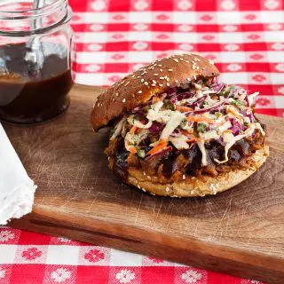 Grilled pulled pork that tastes close to classic barbecue. Get smoky flavor from a gas or charcoal grill.