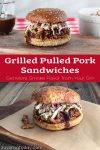 Grilled Pulled Pork Sandwiches with barbecue smoke flavor from the grill. Get more smoke flavor from the grill with these key barbecue techniques.
