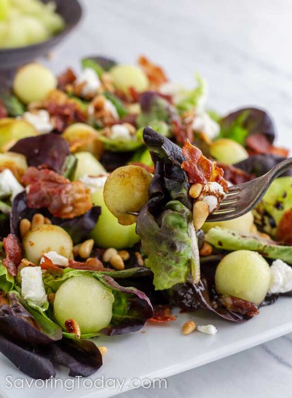 Galia Melon Salad Savoring Today