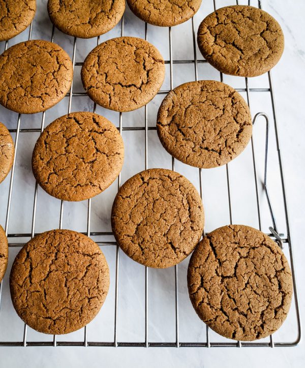 Grandma's Molasses Cookies An Old Fashioned Favorite with White Icing