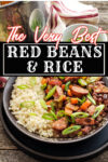 red beans and rice pinterest image