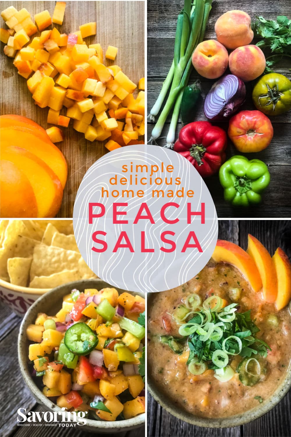 Fresh Peach and Heirloom Tomato Salsa Savoring Today