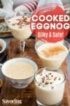 cooked eggnog silky and safe