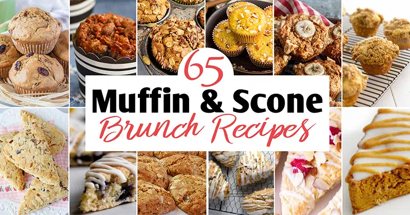 muffin and scone collage