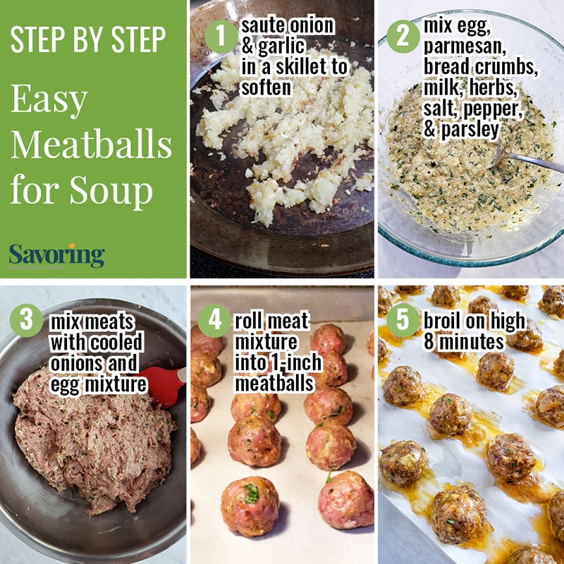 making meatballs step by step