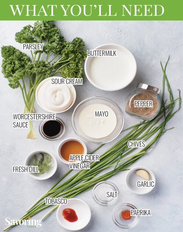 Homemade Creamy Buttermilk Ranch Dressing Savoring Today
