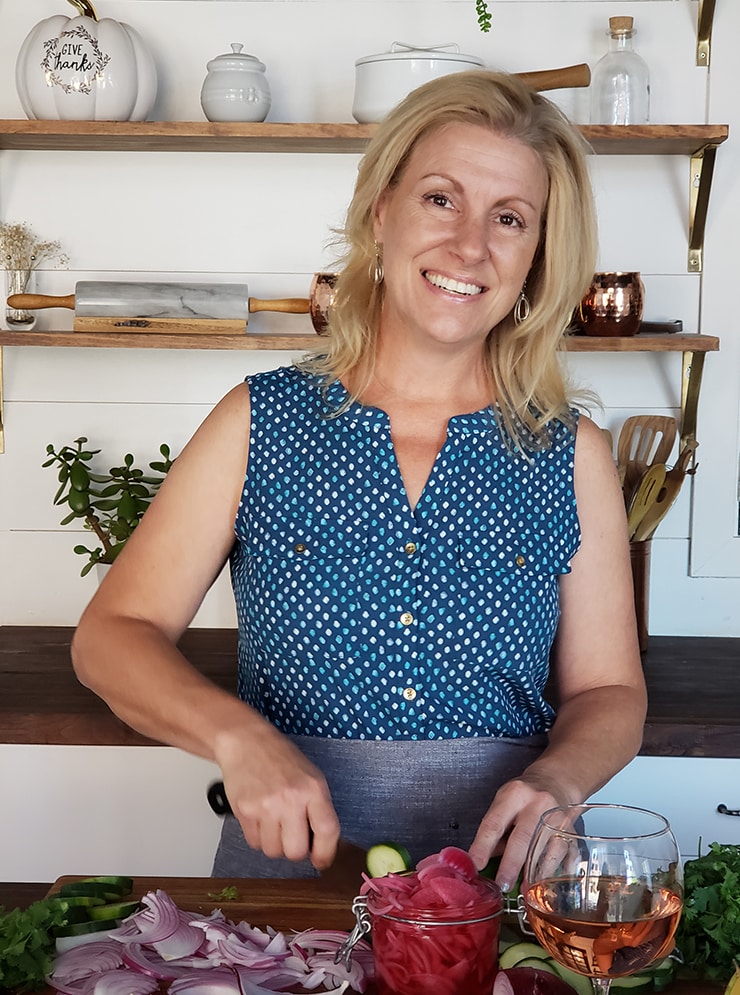 Judy in the kitchen