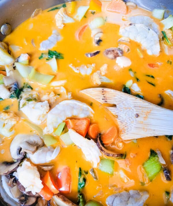 Red Curry Coconut Shrimp Stew Savoring Today