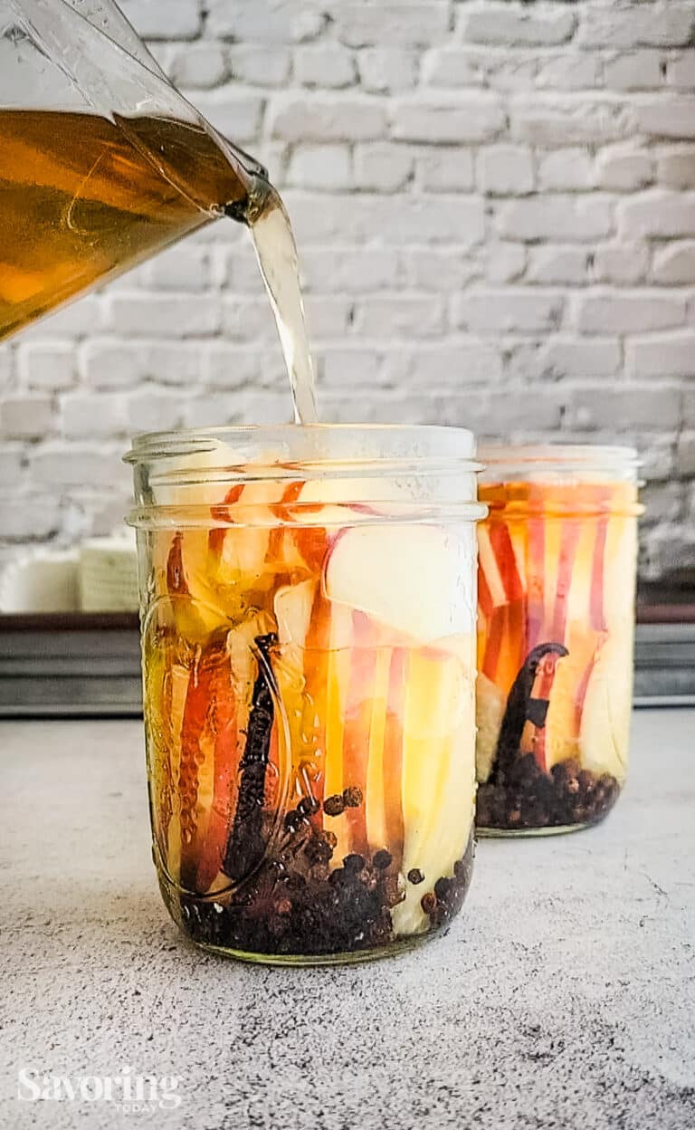 Apple Jicama Pickles Sweet, Tart, Vanilla Spiced Savoring Today