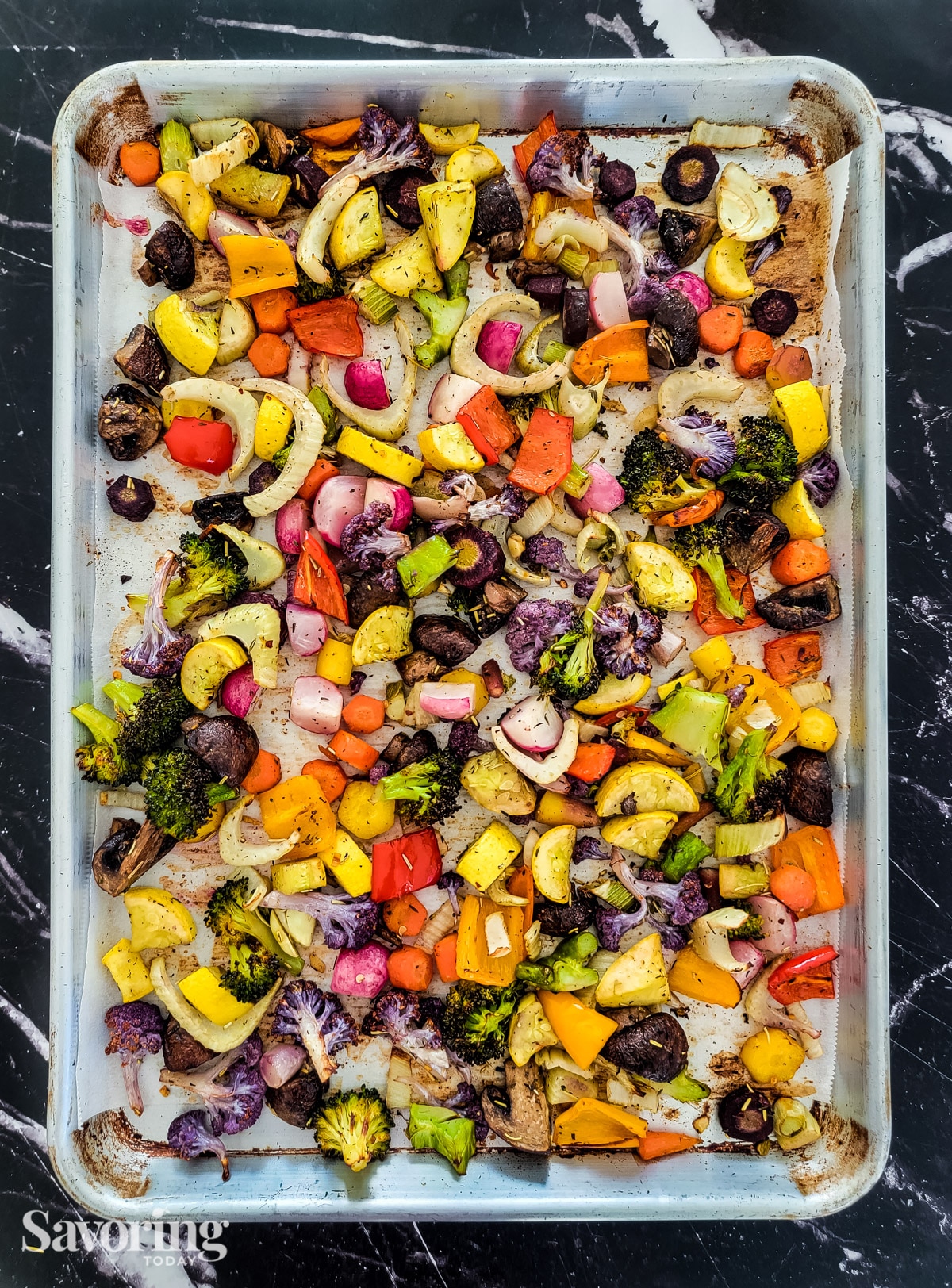 Colorful Roasted Sheet-Pan Vegetables