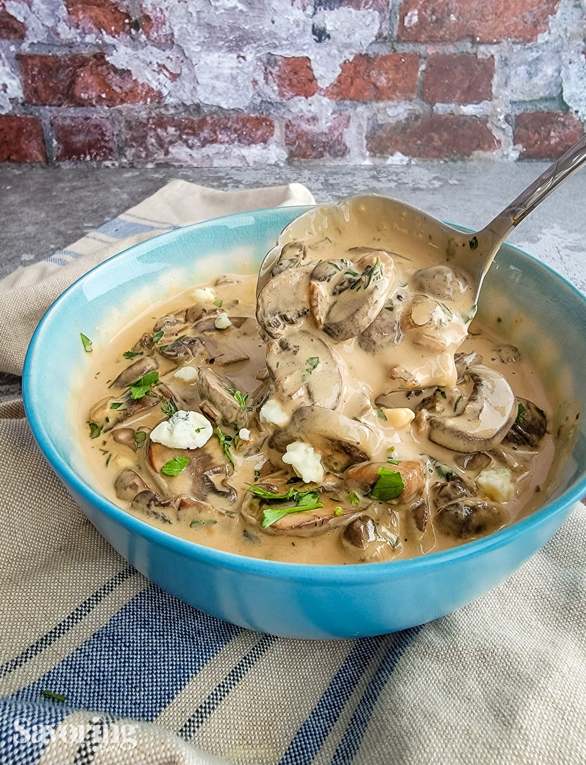 Mushroom Cream Sauce (Marsala Sauce) - No Spoon Necessary