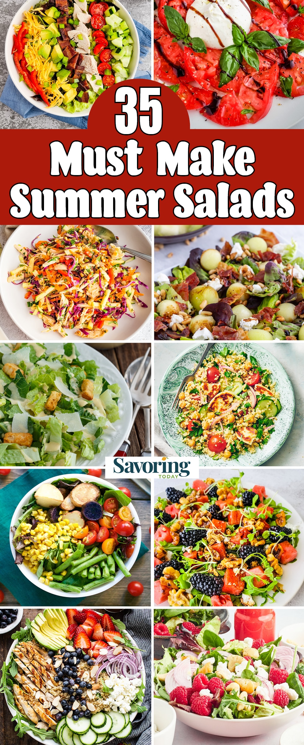 35 Summer Salad Recipes For Easy Breezy Meals | Savoring Today