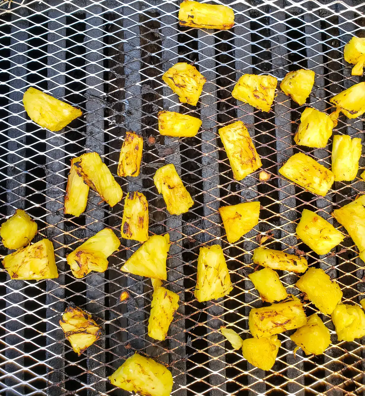 grilling pineapple