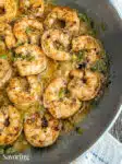 chili crunch grilled shrimp in miso butter sauce